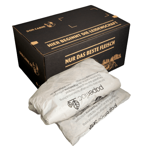 Versandkarton von Don Carne und Paperfloc