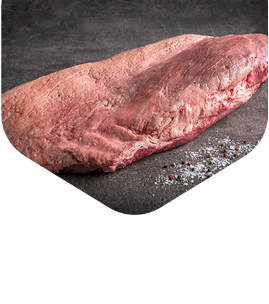 Ein rohes Beef Brisket 