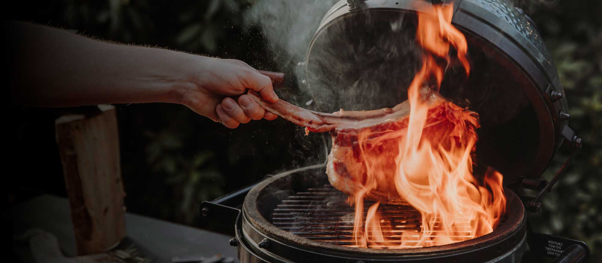 Tomahawk Streak auf Grill 