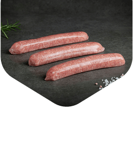 Rohe Bratwurst