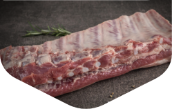 Rohe Schweinerippchen