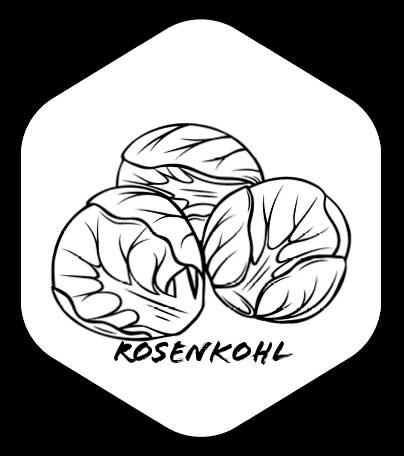 Grafik von Rosenkohl 