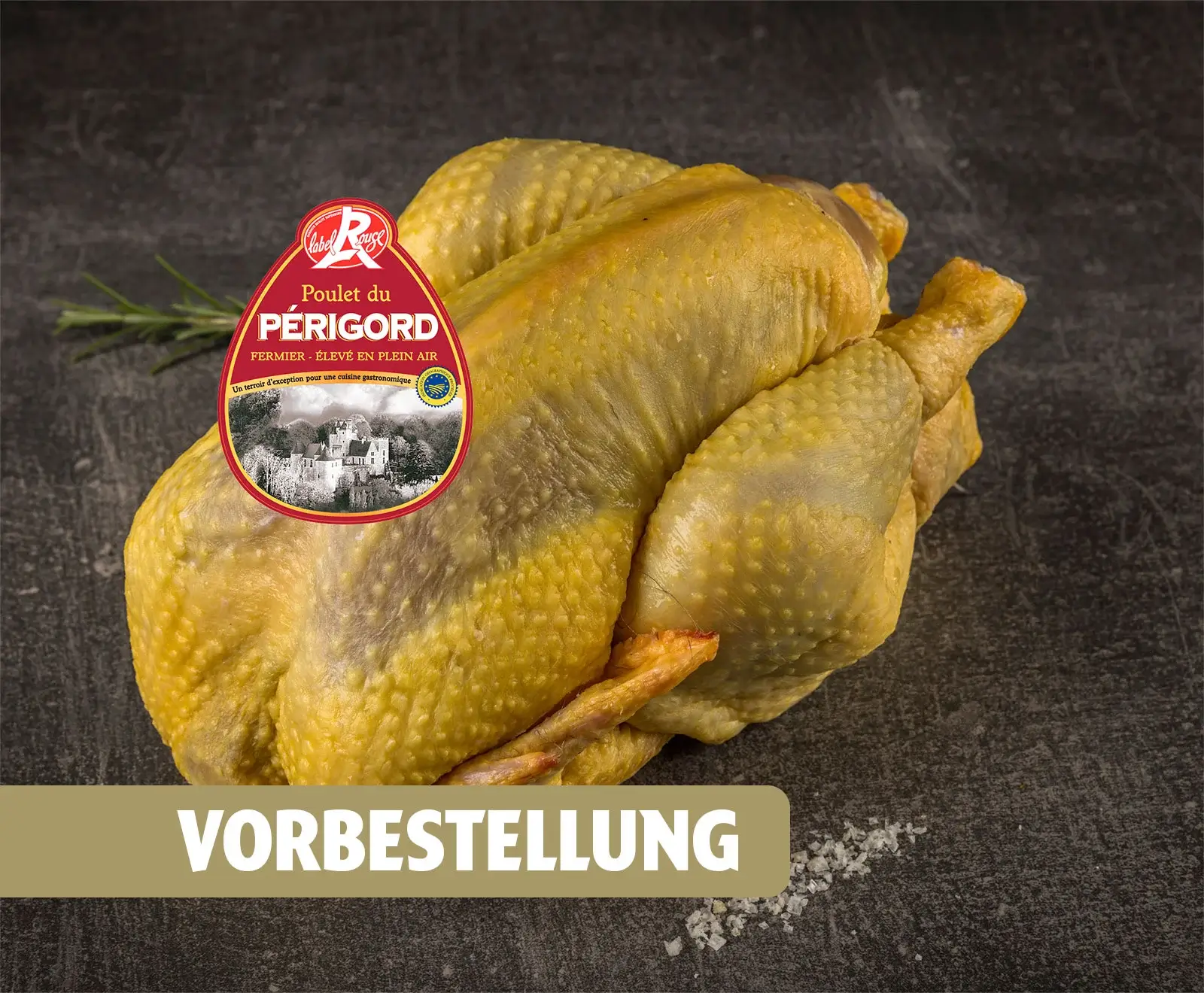 Französischer Maiskapaun