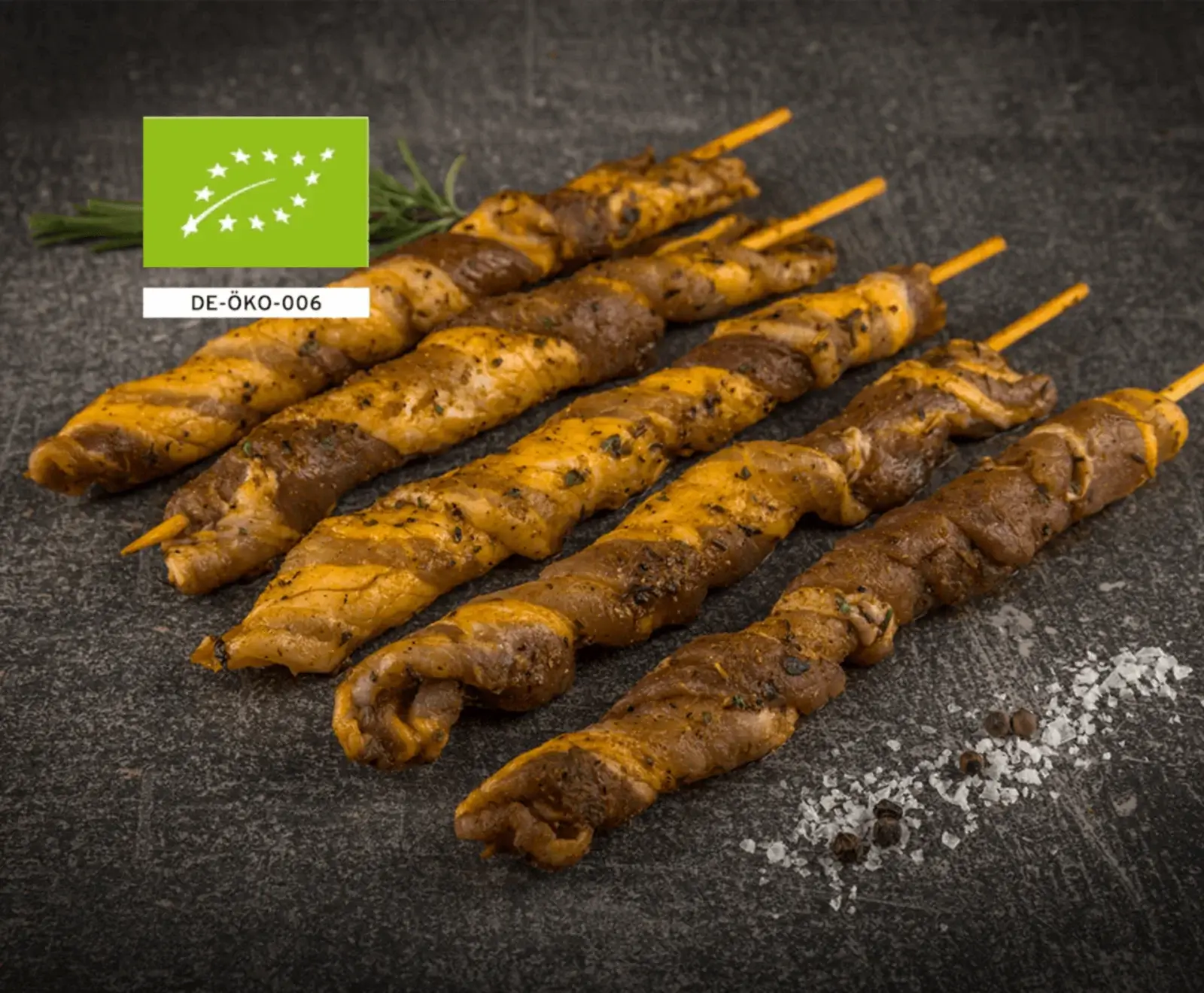 Schwäbisches Bio Schwein Grillfackeln