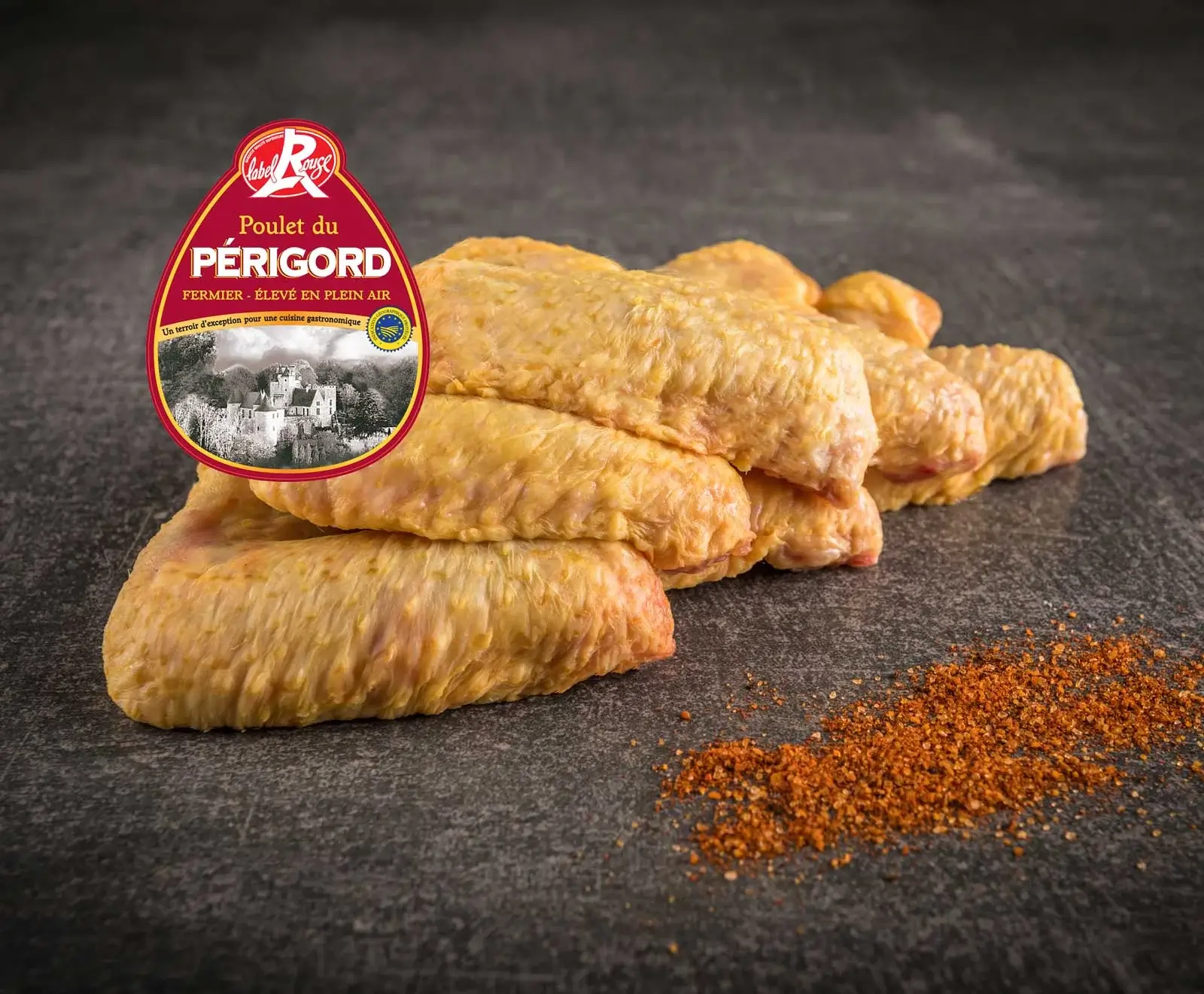 Französische Maishähnchen Chicken Wings