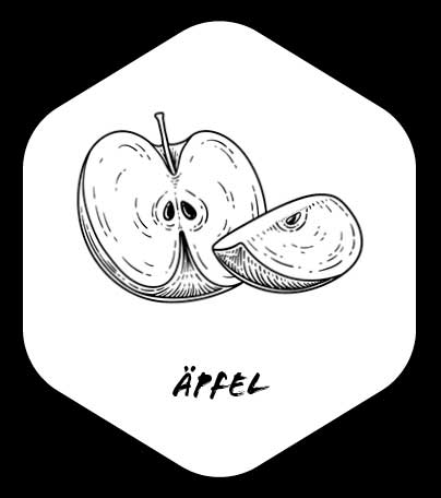 Grafik von Apfel