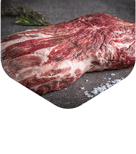 Roher Schweinenacken