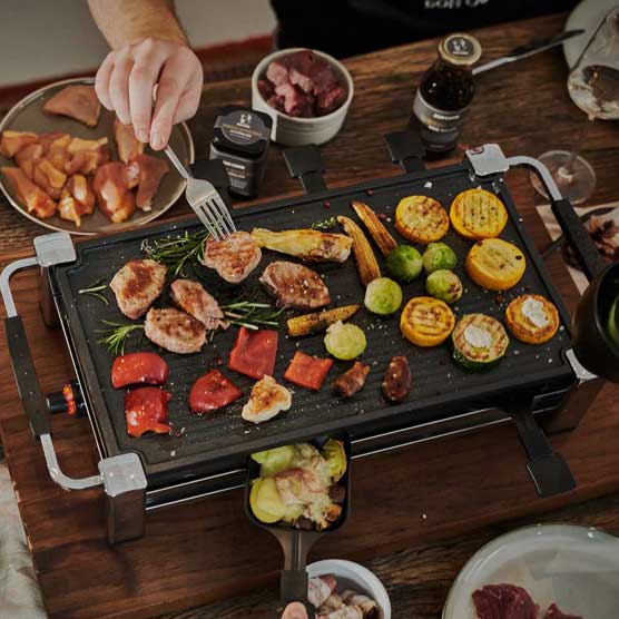 Toller Raclette Gill mit leckerem Fleisch