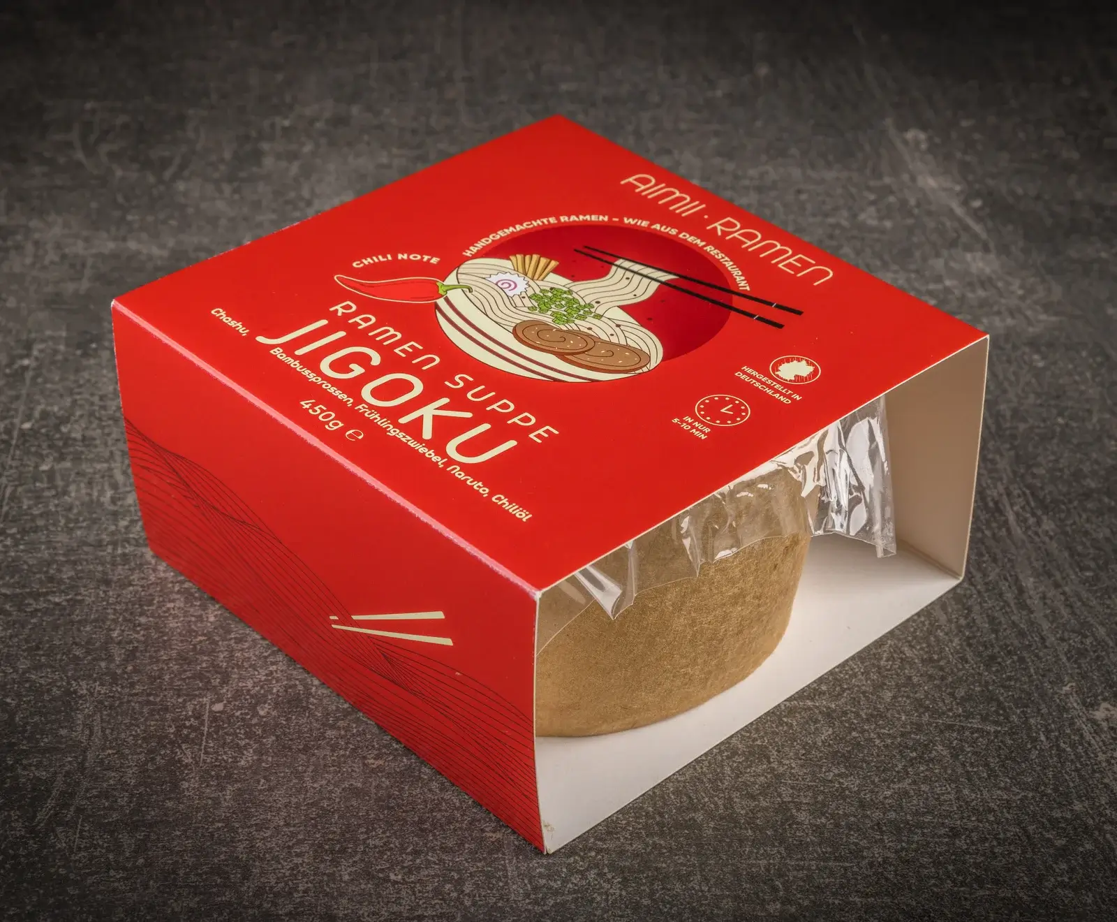 Jigoku Schweinebauch Ramen Suppe