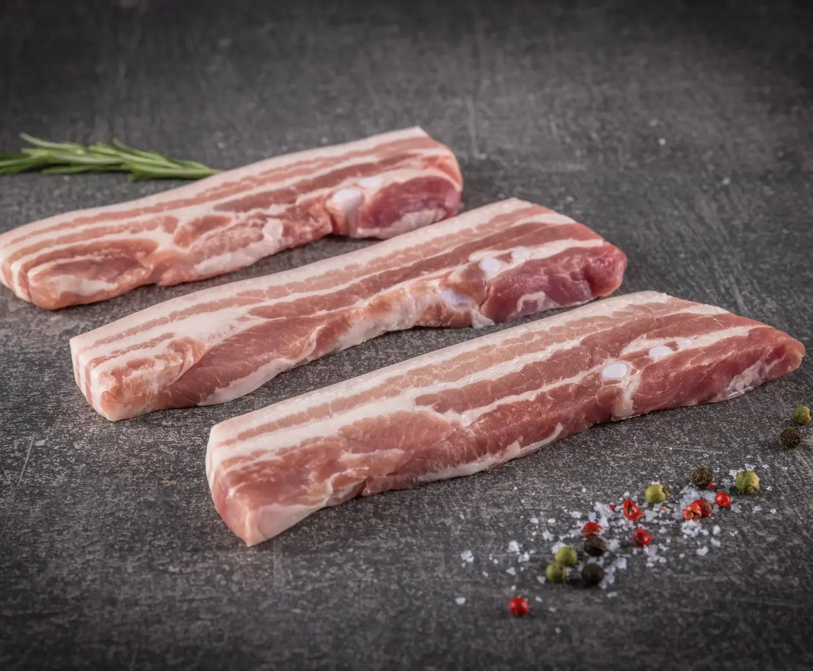 Niederrheinische Duroc Bauchscheiben